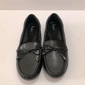 B.O.C. Slip Ons Loafers New Black Faux Leather 7.5
